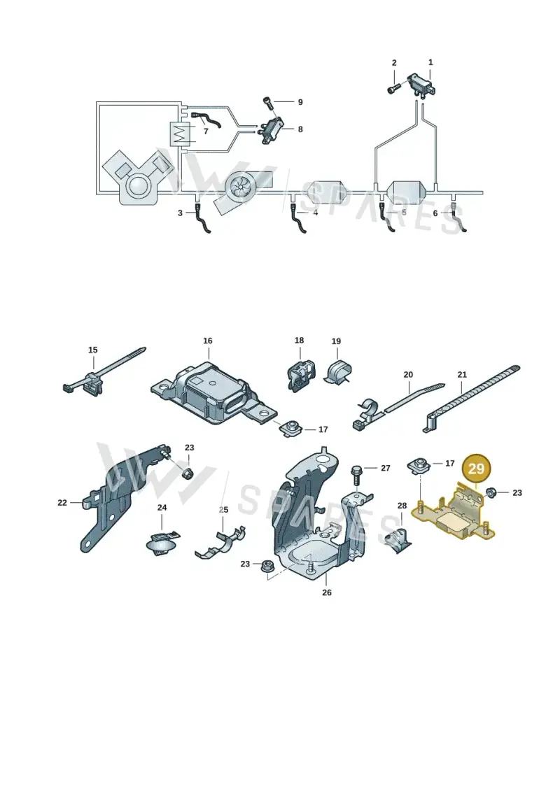 4M0907298K — Audi Q8 (2018-2025) diagram 429906009, position 29