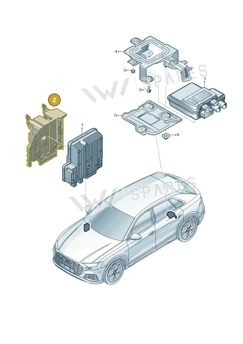 4M0907371G — Audi RS Q8 Quattro (2019-) diagram 429907280, position 2