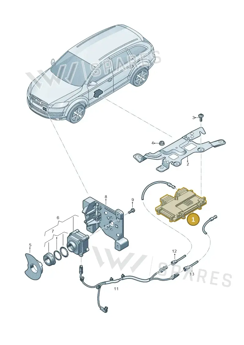 4M0907547D — Audi Q7 (2015-2025) diagram 859907400, position 1