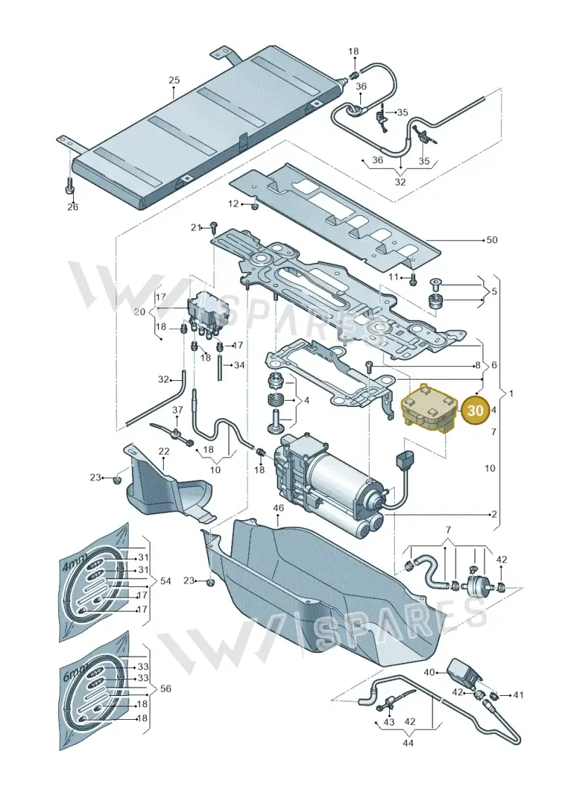 4M0907778 — Audi Q5 (2016-2020) diagram 896616300, position 30