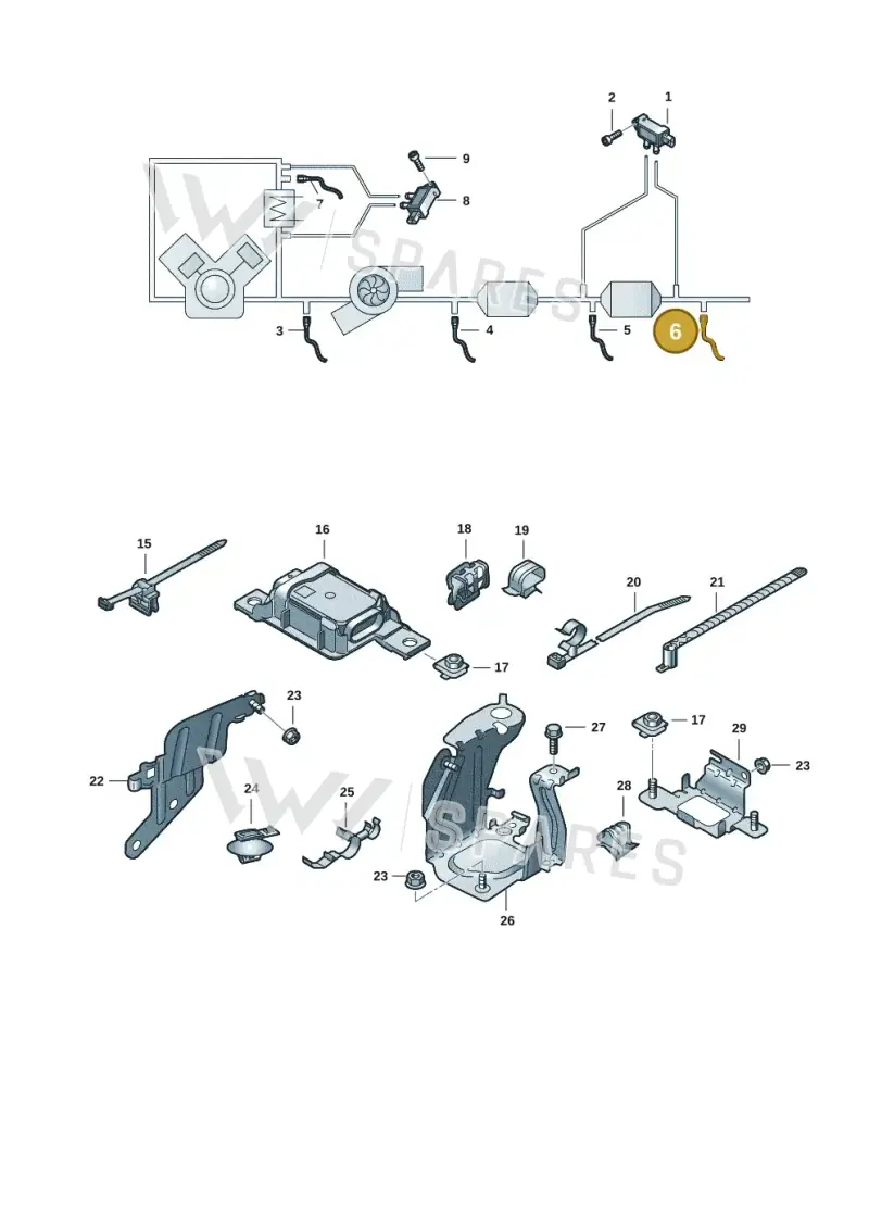 4M0907807BG — Audi Q8 (2018-2025) diagram 429906009, position 6