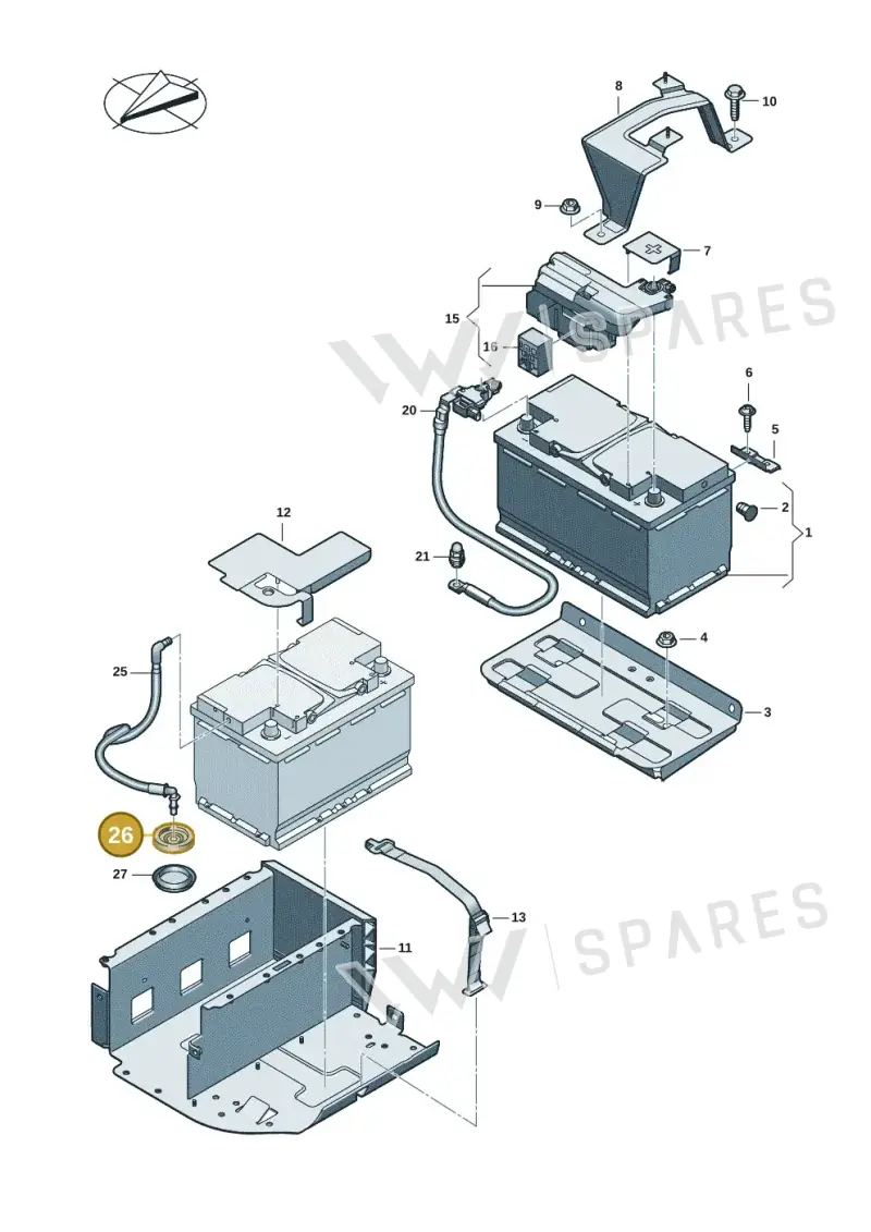 4M0915143 — Audi A5 Avant 2.0 (2024-) diagram 8wk915000, position 26