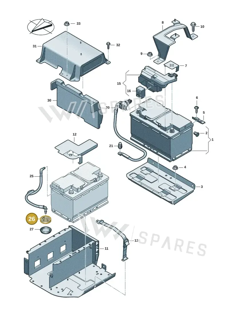 4M0915143 — Audi A5 Limo 2.0 (2024-) diagram 8wh915000, position 26