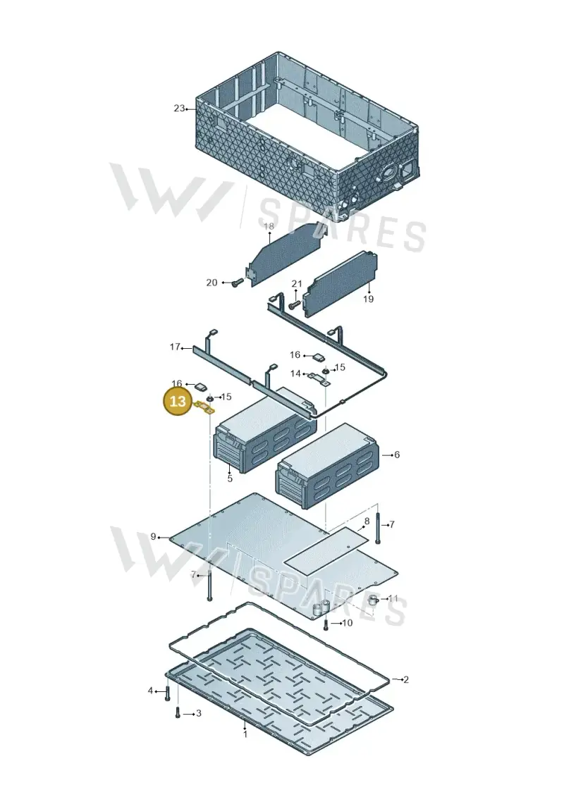 4M0915161 — Audi Q8 Quattro 3,0 (2018-) diagram 896915060, position 13