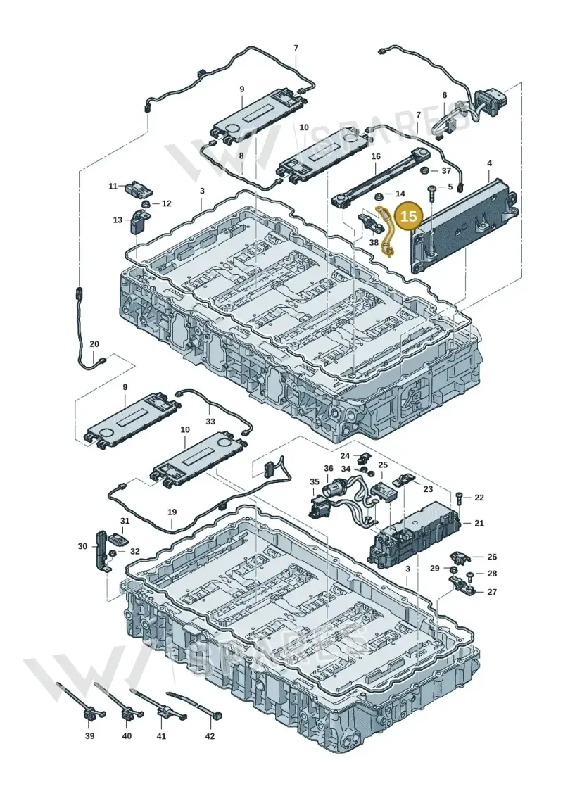 4M0915163A — Audi Q8 (2018-2025) diagram 429915500, position 15