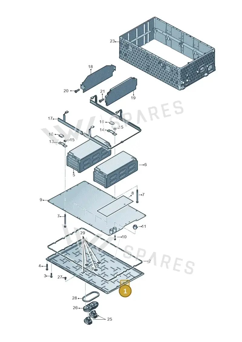 4M0915309B — Audi Q8 Quattro 3,0 (2018-) diagram 859915082, position 1