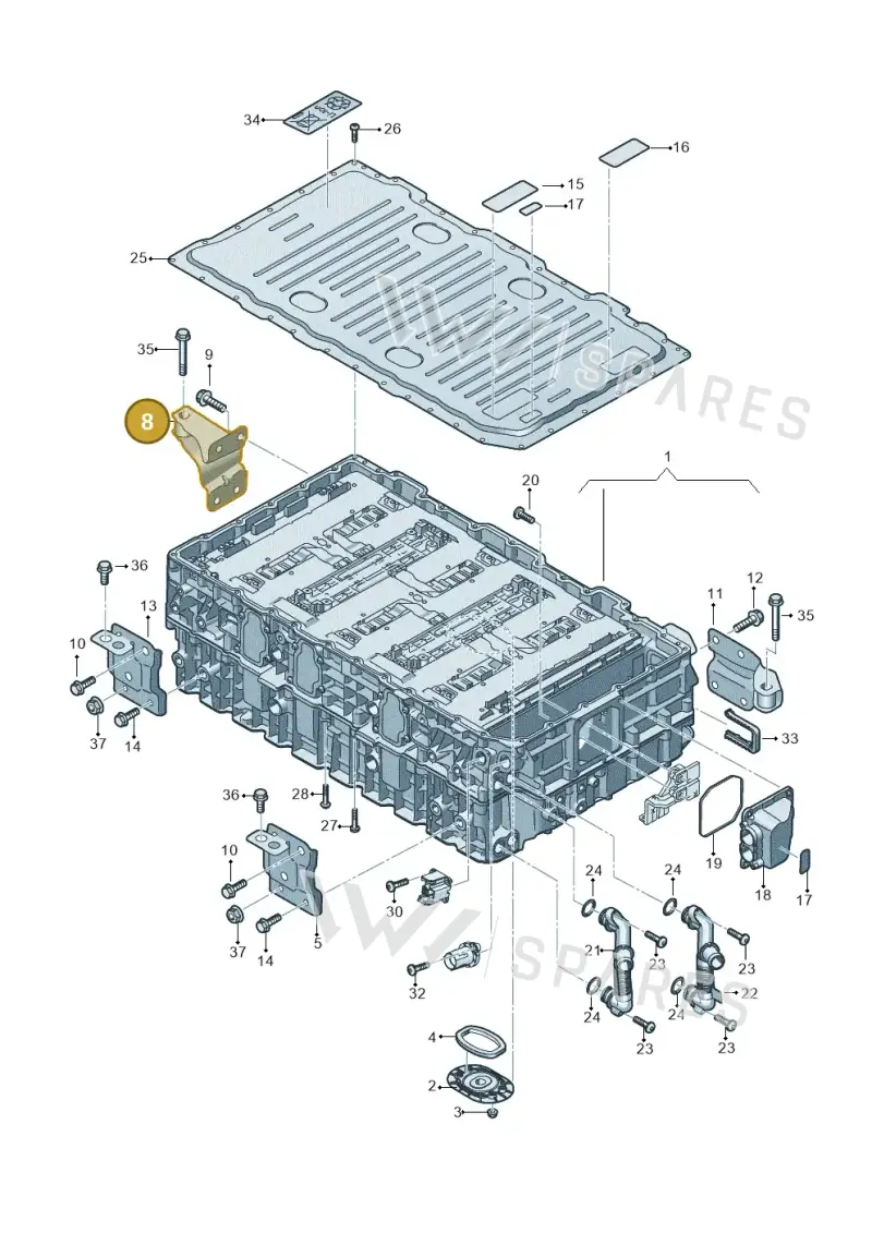 4M0915372E — Audi Q8 (2018-2025) diagram 429915500, position 8