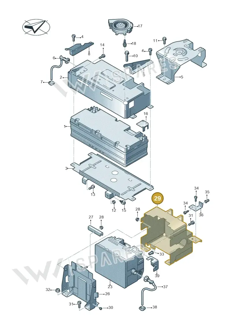 4M0915400 — Audi Q7 (2015-2025) diagram 859915050, position 29