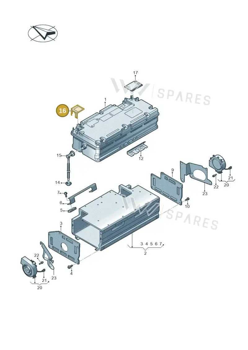 4M0915429A — Audi A8L (2017-2022) diagram 838915050, position 16