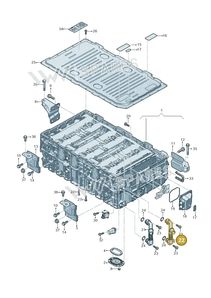 4M0915467 — Audi Q8 (2018-2025) diagram 429915500, position 22