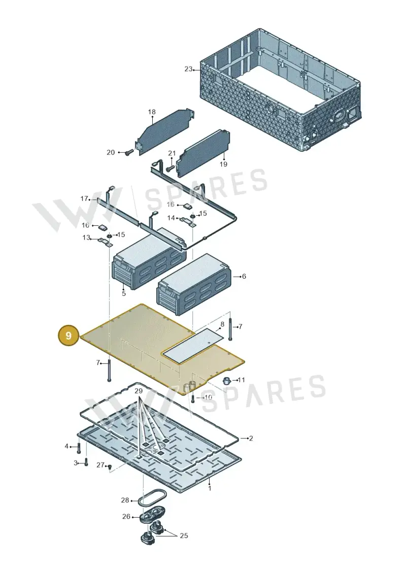 4M0915471 — Audi Q8 Quattro 3,0 (2018-) diagram 859915082, position 9