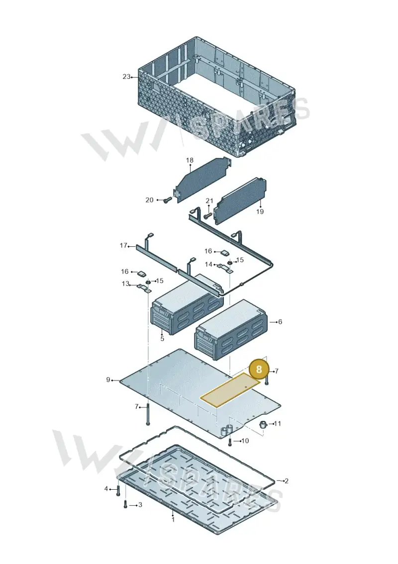 4M0915474A — Audi Q8 Quattro 3,0 (2018-) diagram 896915060, position 8