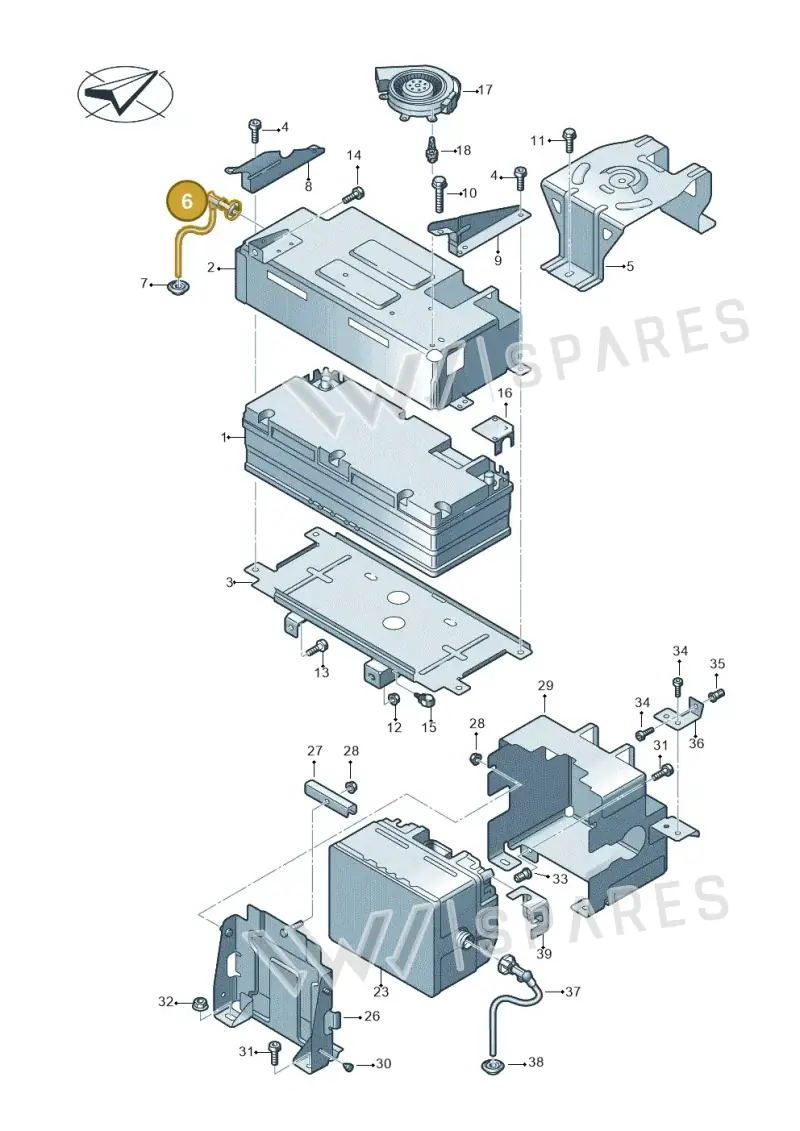 4M0915501E — Audi Q7 (2015-2025) diagram 859915050, position 6