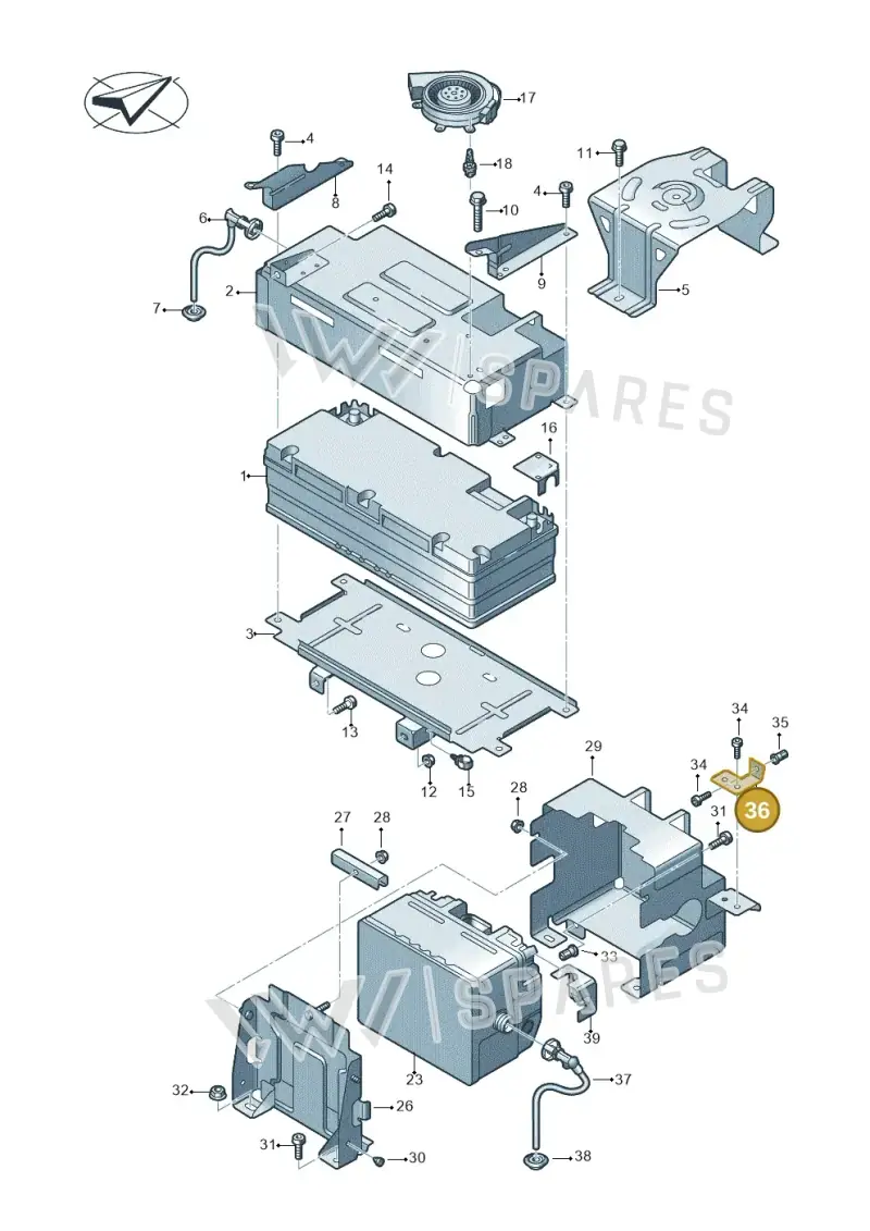 4M0915516J — Audi Q7 (2015-2025) diagram 859915050, position 36