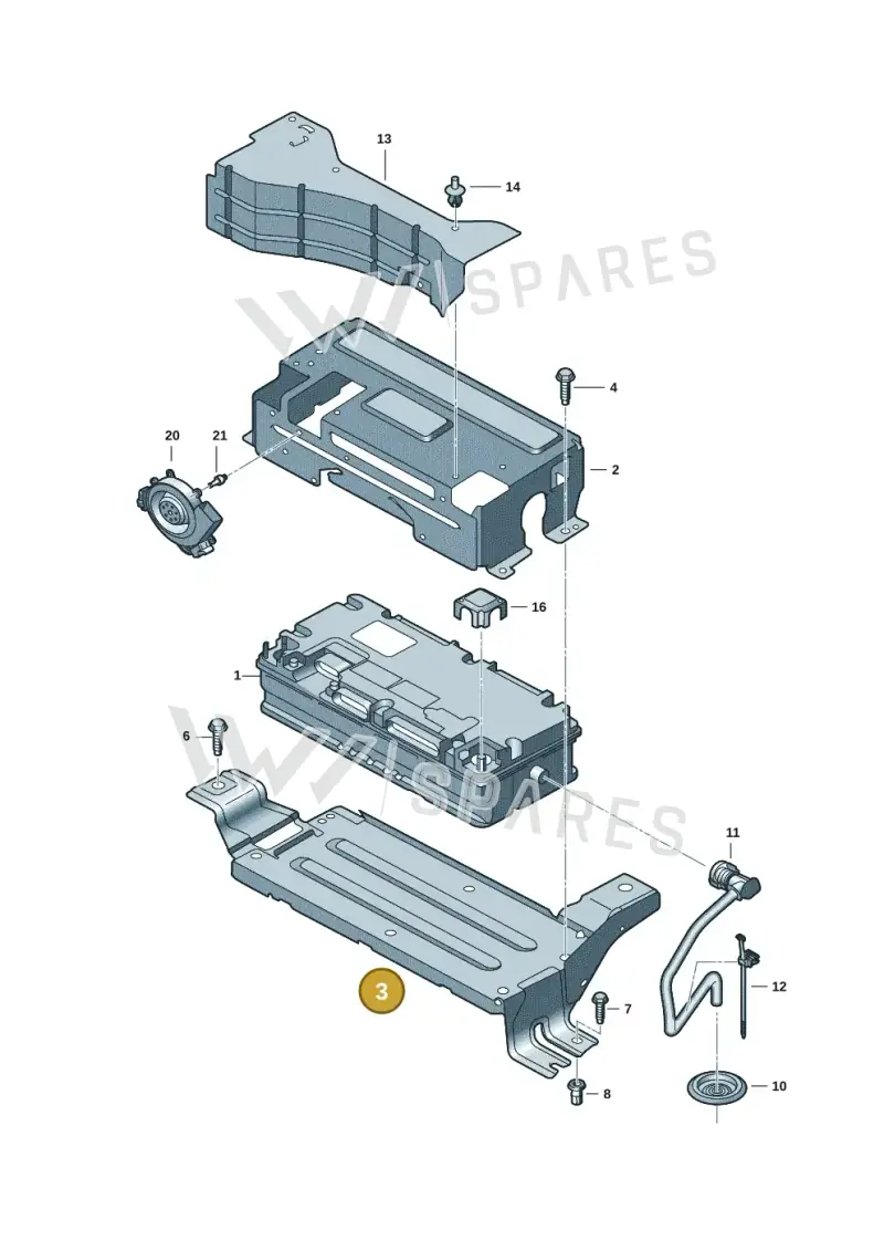 4M0915524H — Audi RS Q8 (2019-2025) diagram 429915000, position 3