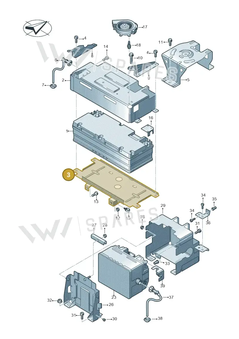 4M0915524K — Audi Q7 (2015-2025) diagram 859915050, position 3