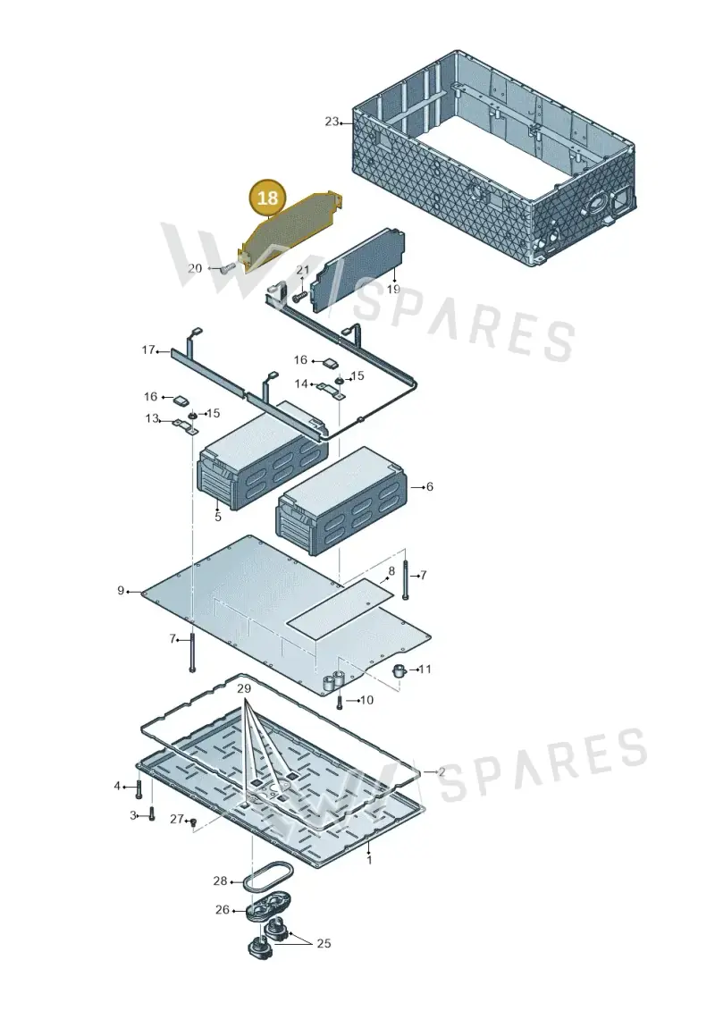 4M0915629B — Audi Q8 Quattro 3,0 (2018-) diagram 859915082, position 18