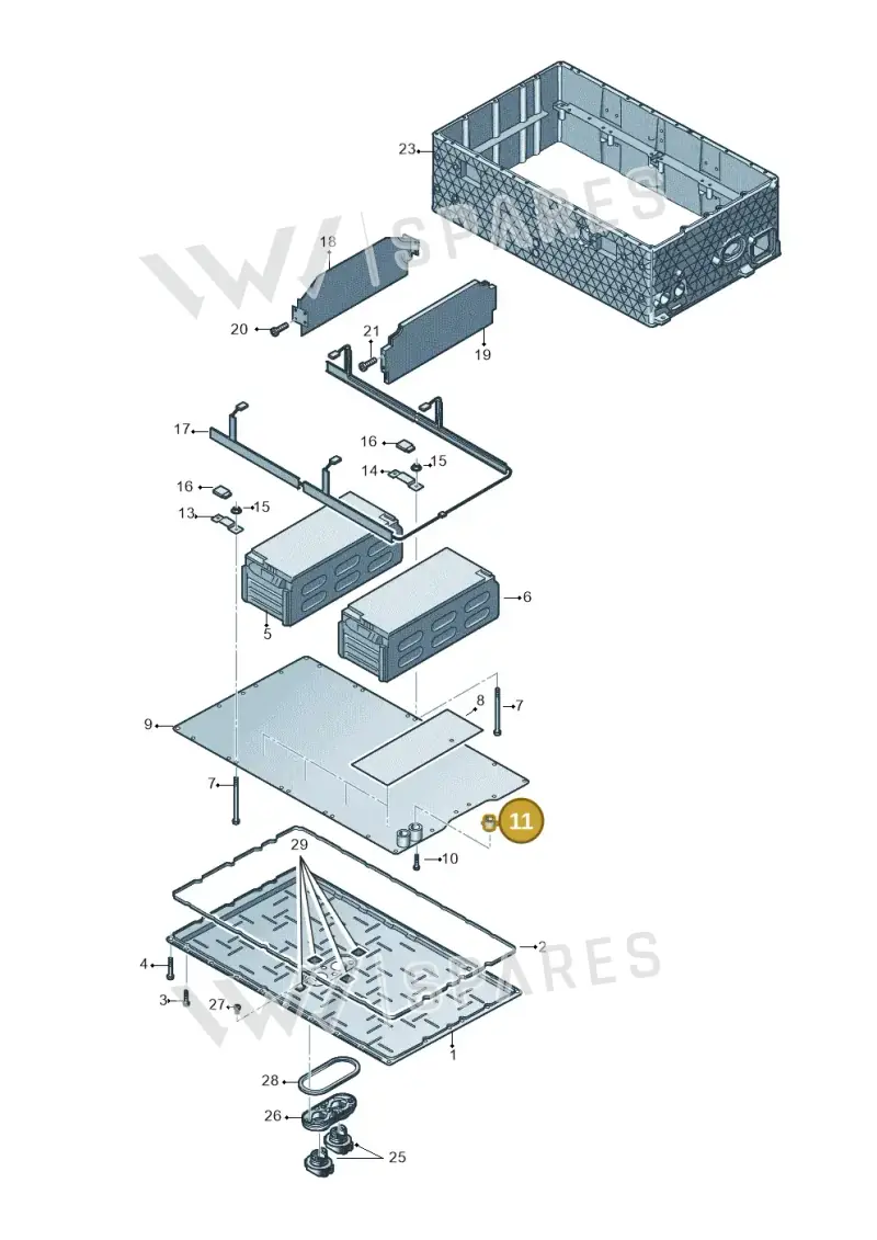 4M0915641 — Audi Q8 Quattro 3,0 (2018-) diagram 859915082, position 11