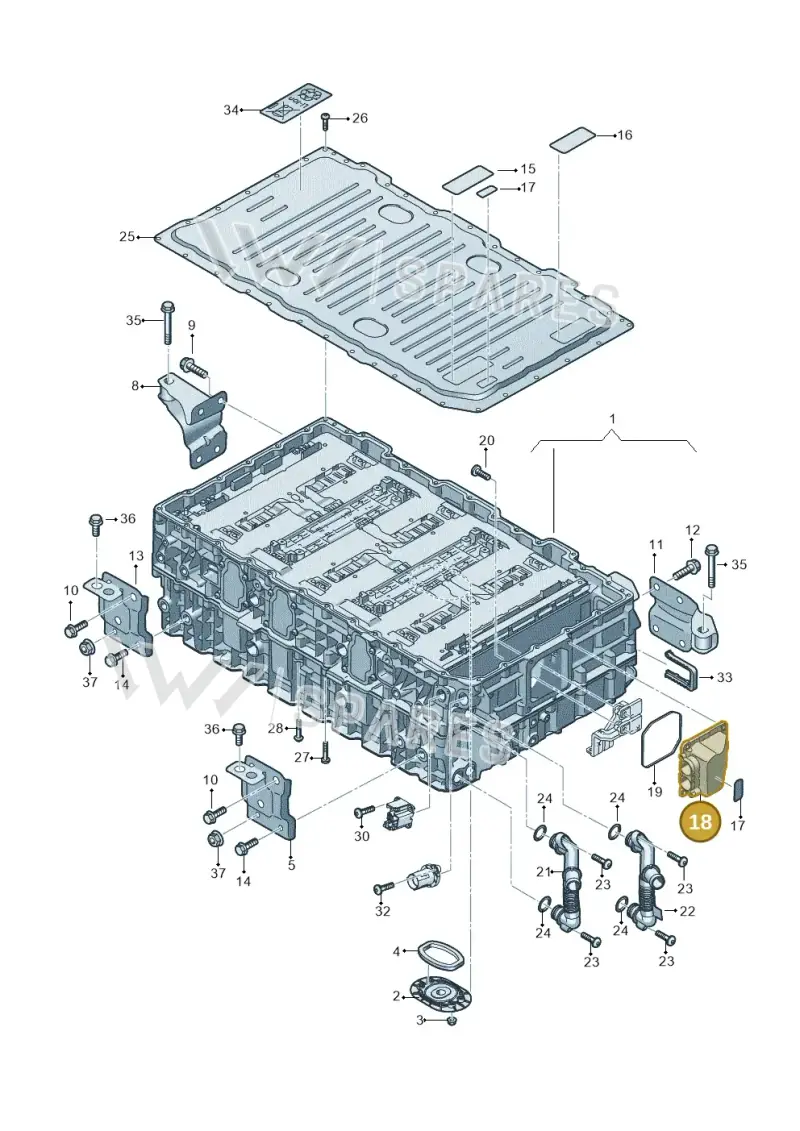 4M0915699 — Audi Q8 (2018-2025) diagram 429915500, position 18