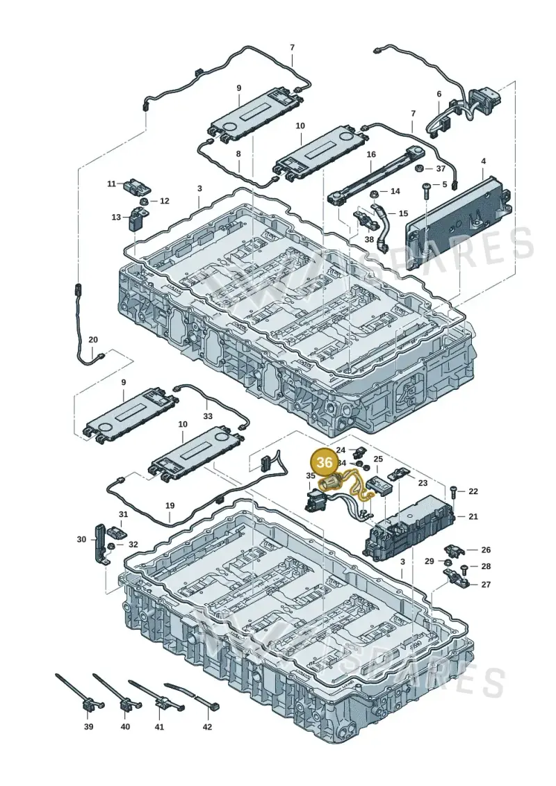 4M0915703 — Audi Q8 (2018-2025) diagram 429915500, position 36