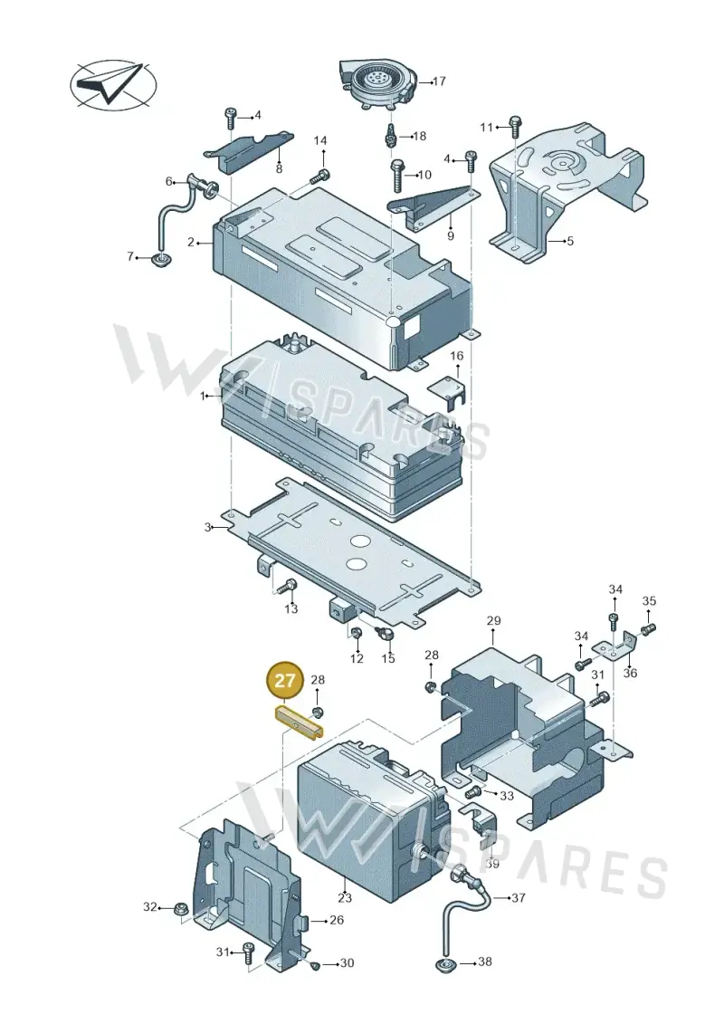 4M0915749 — Audi Q7 (2015-2025) diagram 859915050, position 27