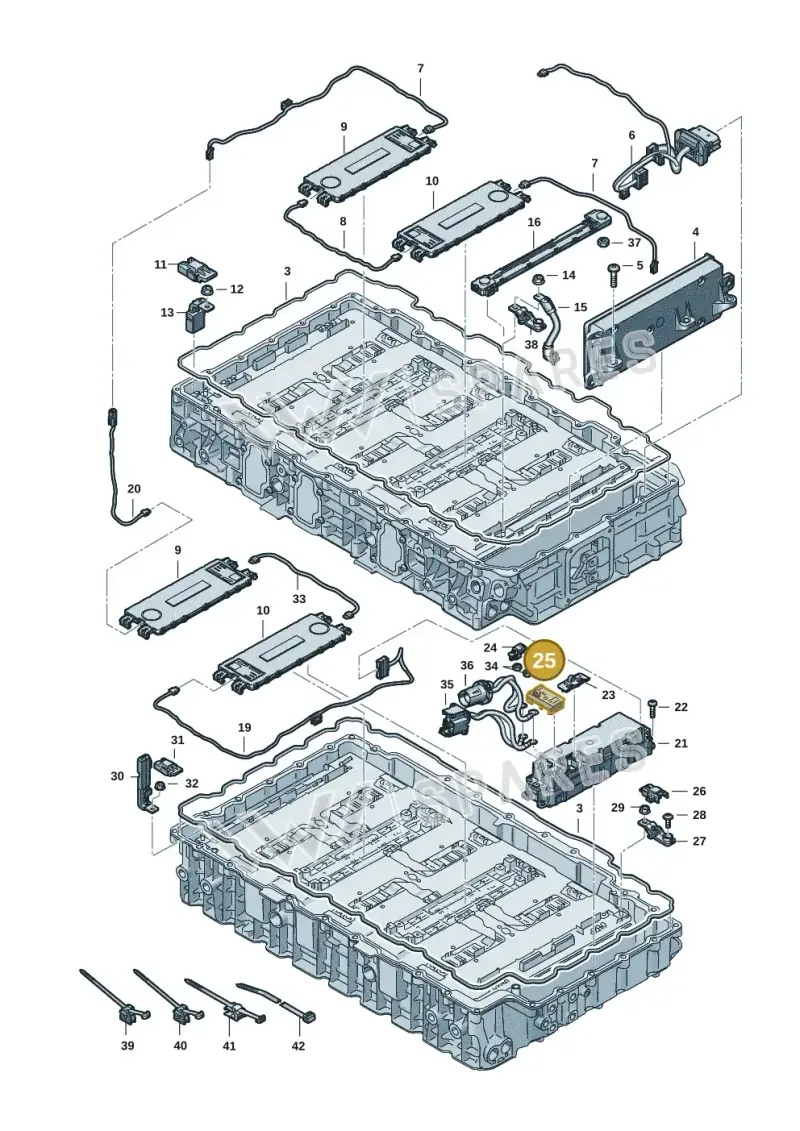 4M0915821A — Audi Q8 (2018-2025) diagram 429915500, position 25