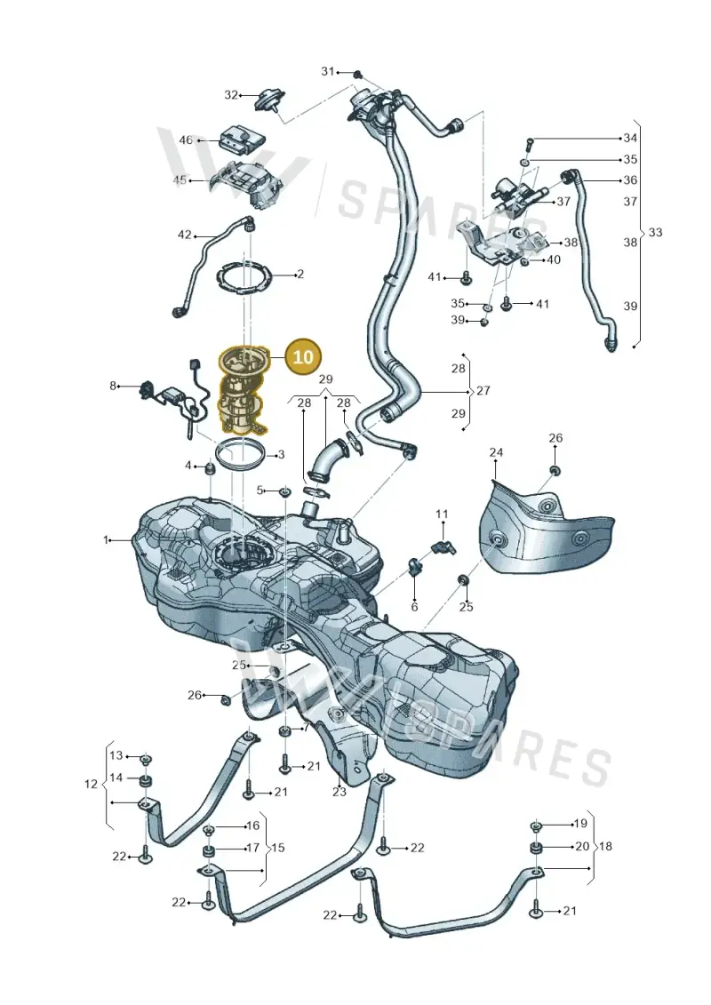 4M0919087BR — Audi Q8 (2018-2025) diagram 429201200, position 10