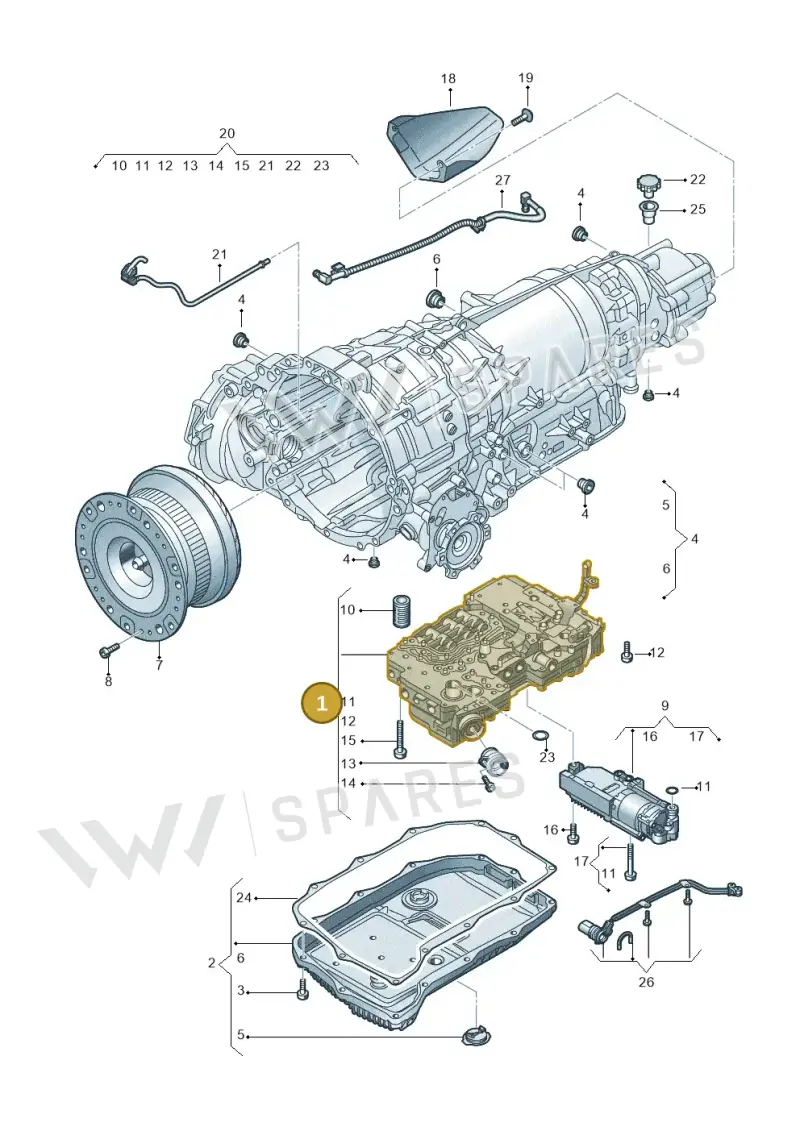 4M0927158ED — Audi Q8 (2018-2025) diagram 838325900, position 1