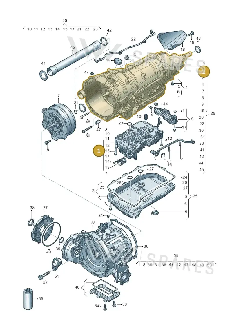 4M0927158EG — Audi Q8 (2018-2025) diagram 859325850, position 1