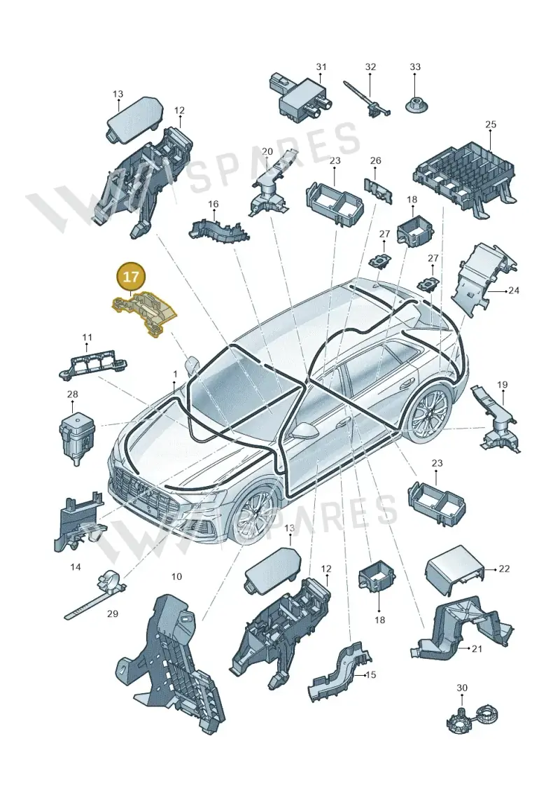 4M0937545D — Audi RS Q8 (2019-2025) diagram 429971800, position 17