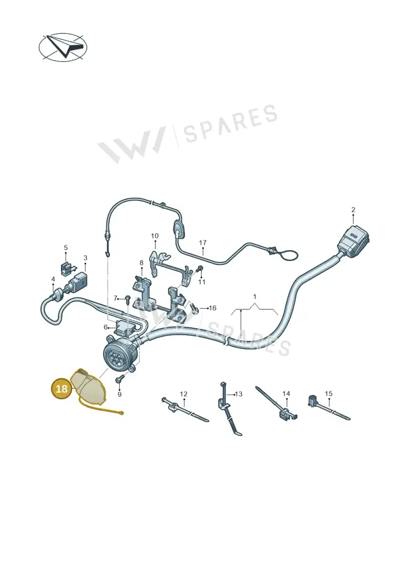4M0941041A — Audi A8L (2017-2022) diagram 838970030, position 18