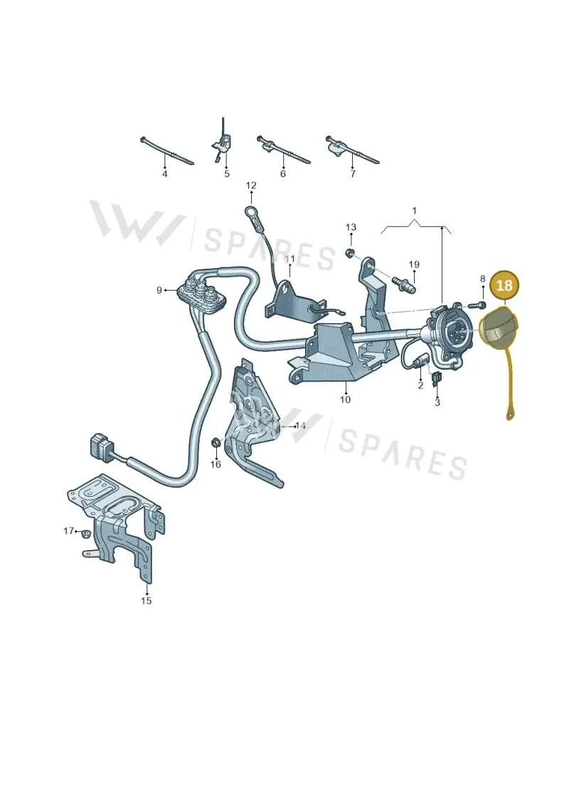 4M0941041A — Audi Q8 Quattro 3,0 (2018-) diagram 429970300, position 18