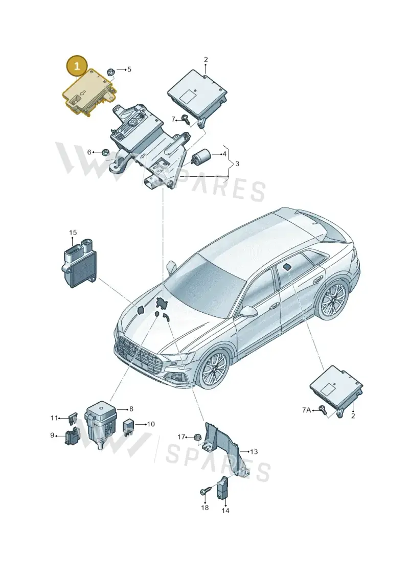 4M0941824AR — Audi RS Q8 Quattro (2019-) diagram 429937020, position 1