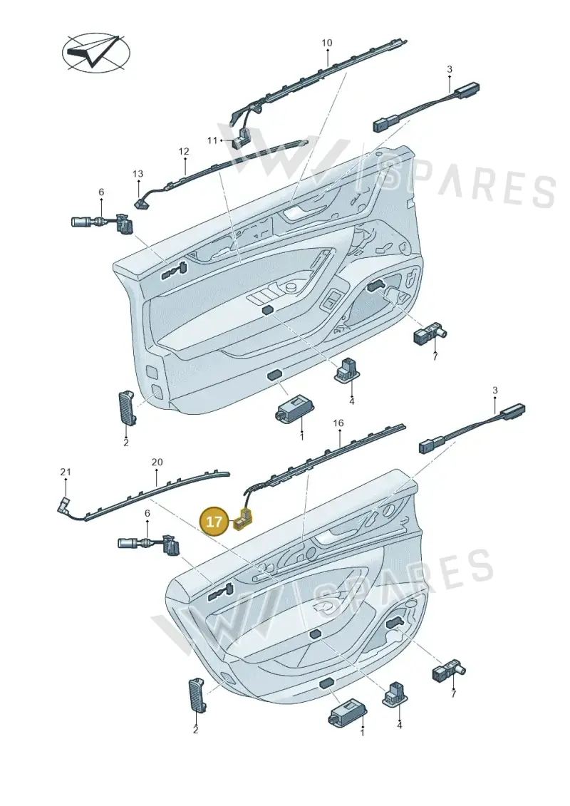 4M0947356E — Audi RS6 Avant (2019-) diagram 435947140, position 17