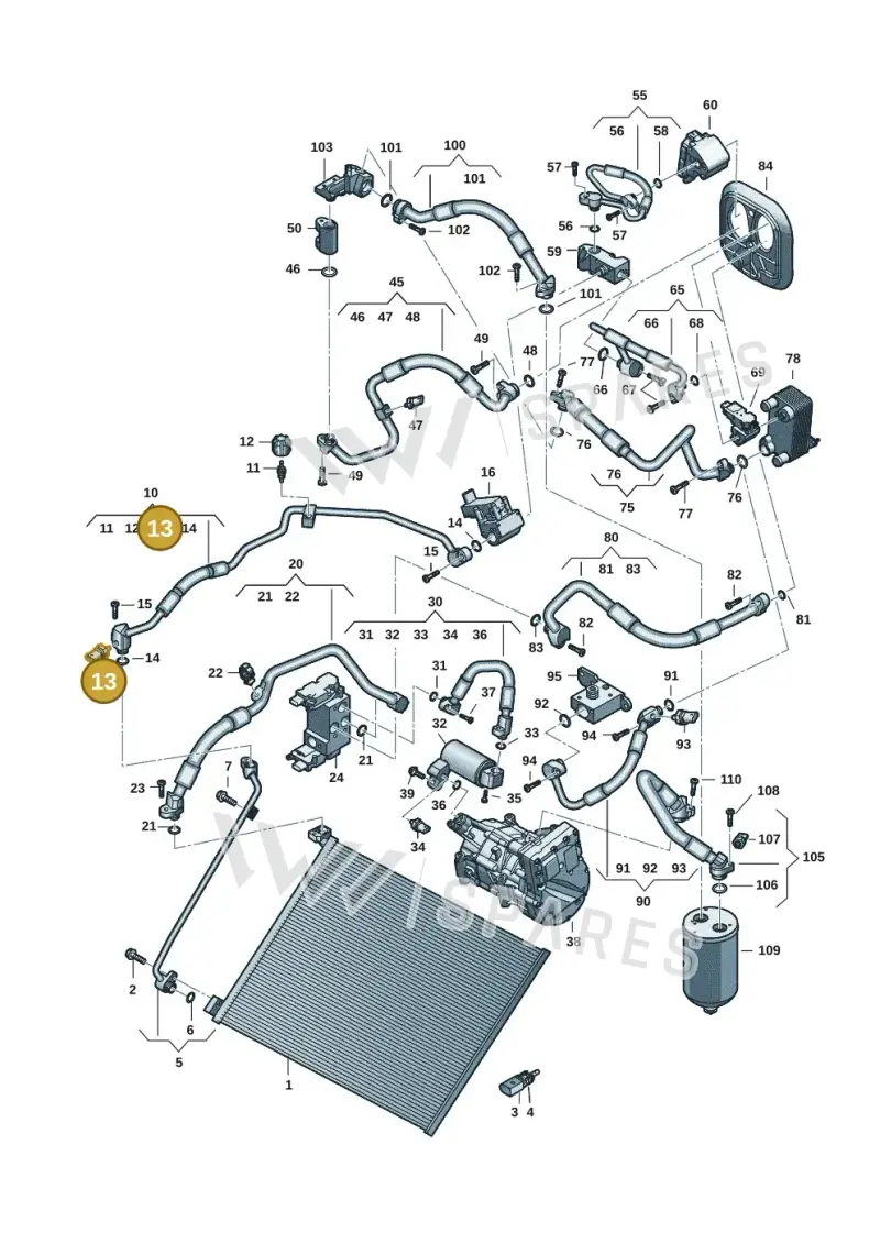 4M0959603J — Audi Q6 e-tron (2023-) diagram f5s260700, position 13