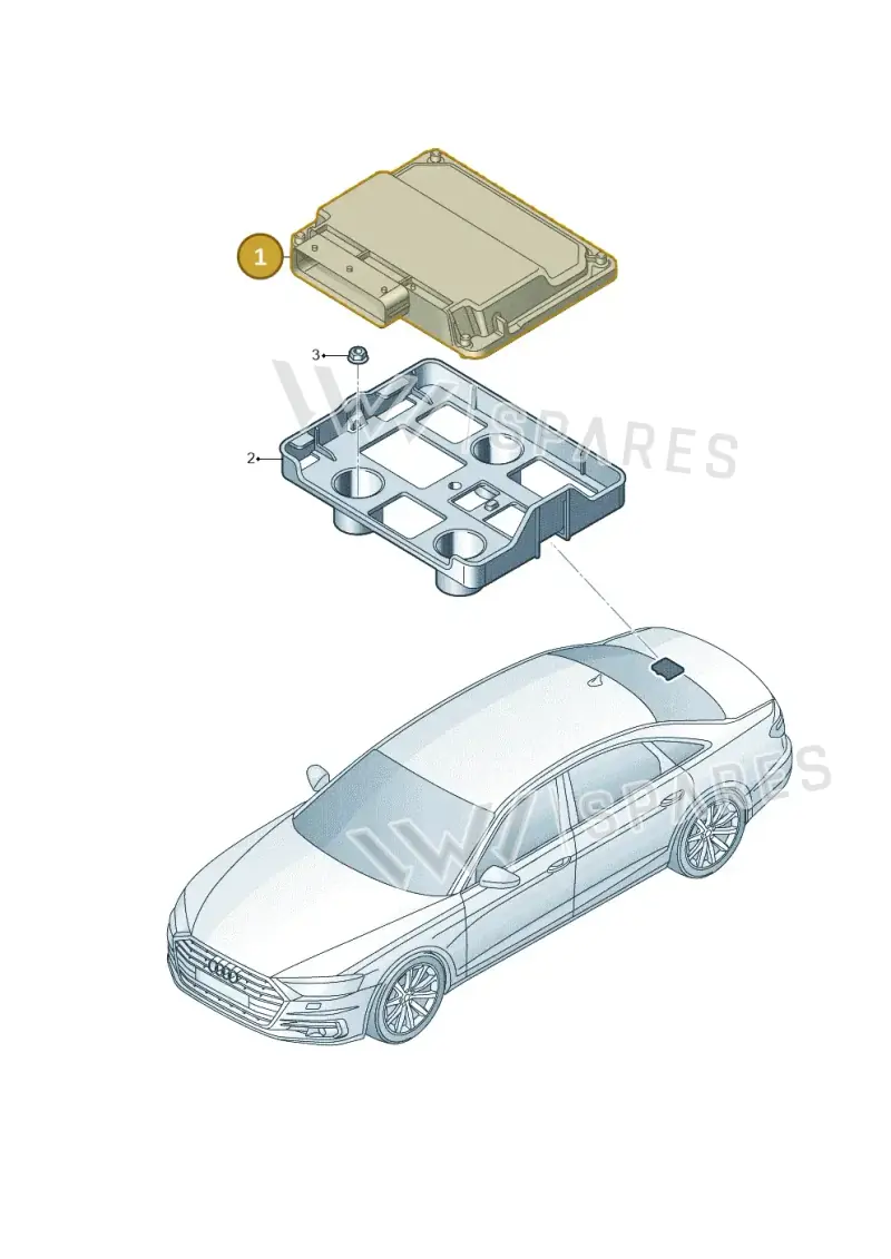 4M0965429Q — Audi A8 (2017-2025) diagram 838907250, position 1