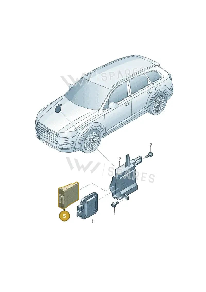 4M0965429Q — Audi Q7 (2015-2025) diagram 859907040, position 5