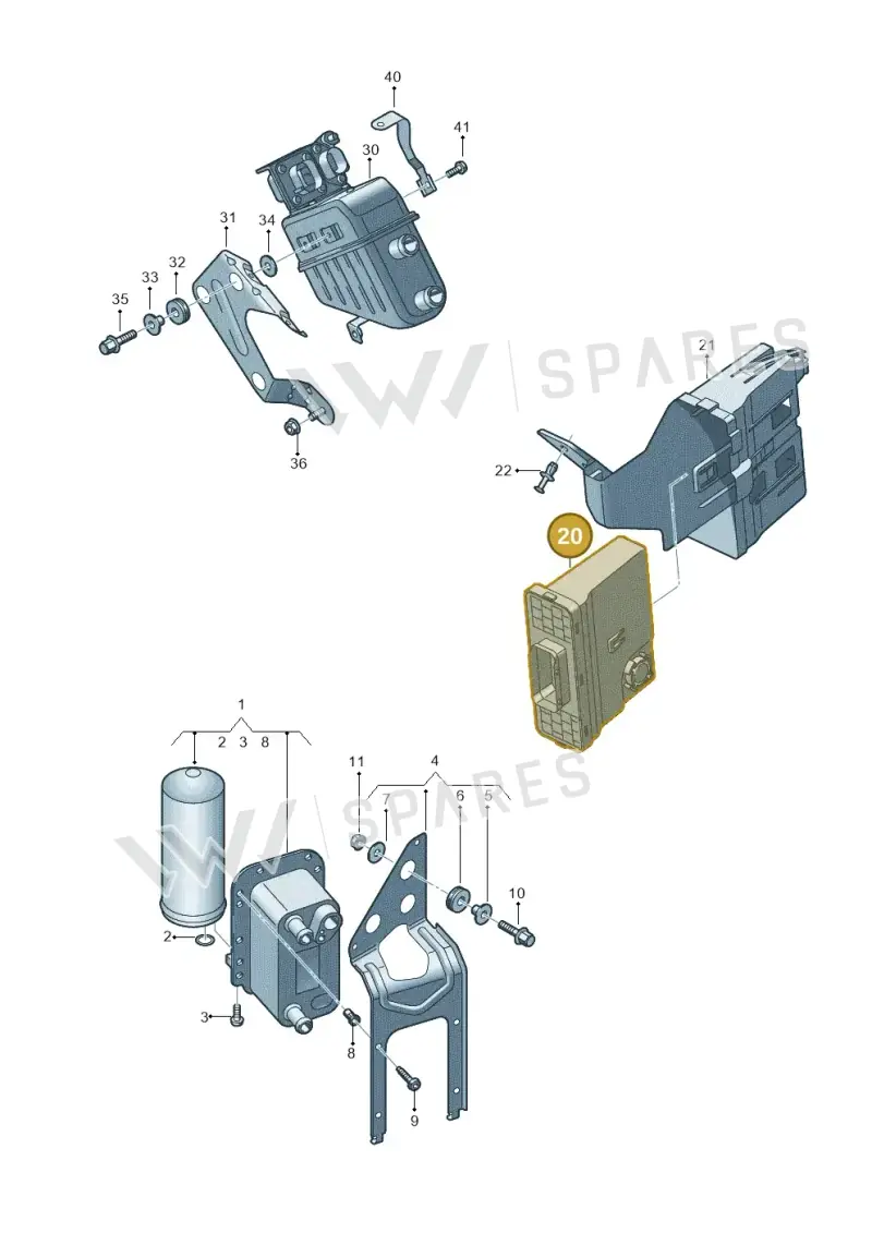 4M0965429Q — Audi Q5 (2016-2025) diagram 896260780, position 20