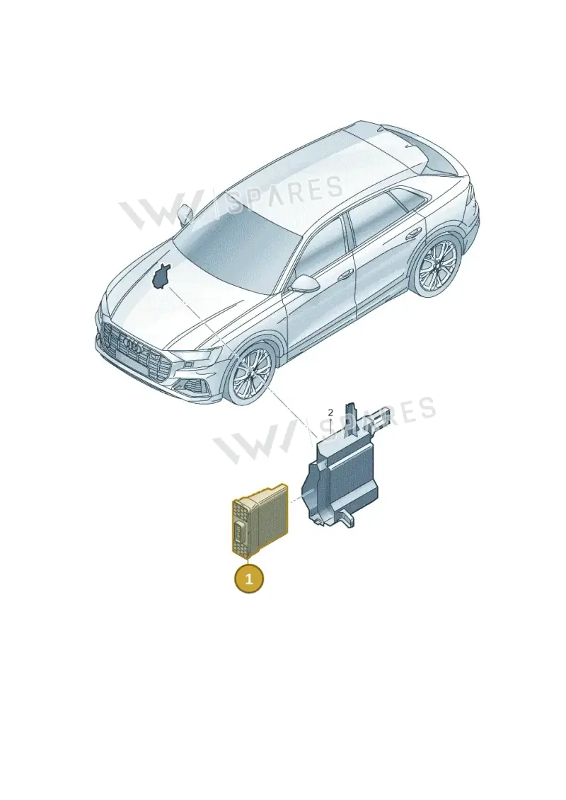 4M0965429Q — Audi Q8 (2018-2025) diagram 429260800, position 1