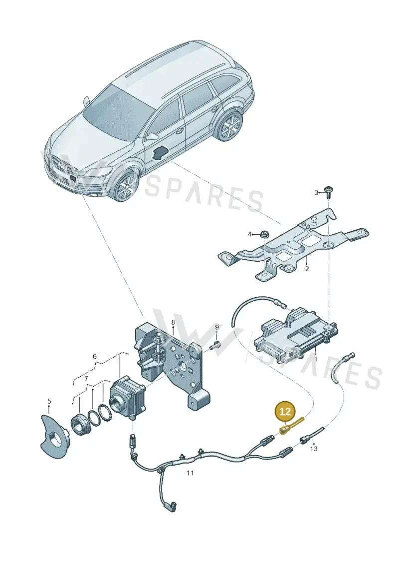 4M0971015H — Audi Q7 (2015-2025) diagram 859907400, position 12