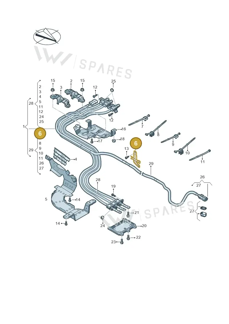 4M0971502L — Audi Q7 (2015-2025) diagram 859970100, position 6