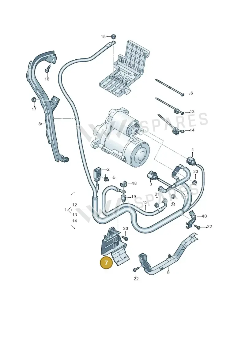 4M0971502M — Audi Q7 (2015-2025) diagram 859972050, position 7