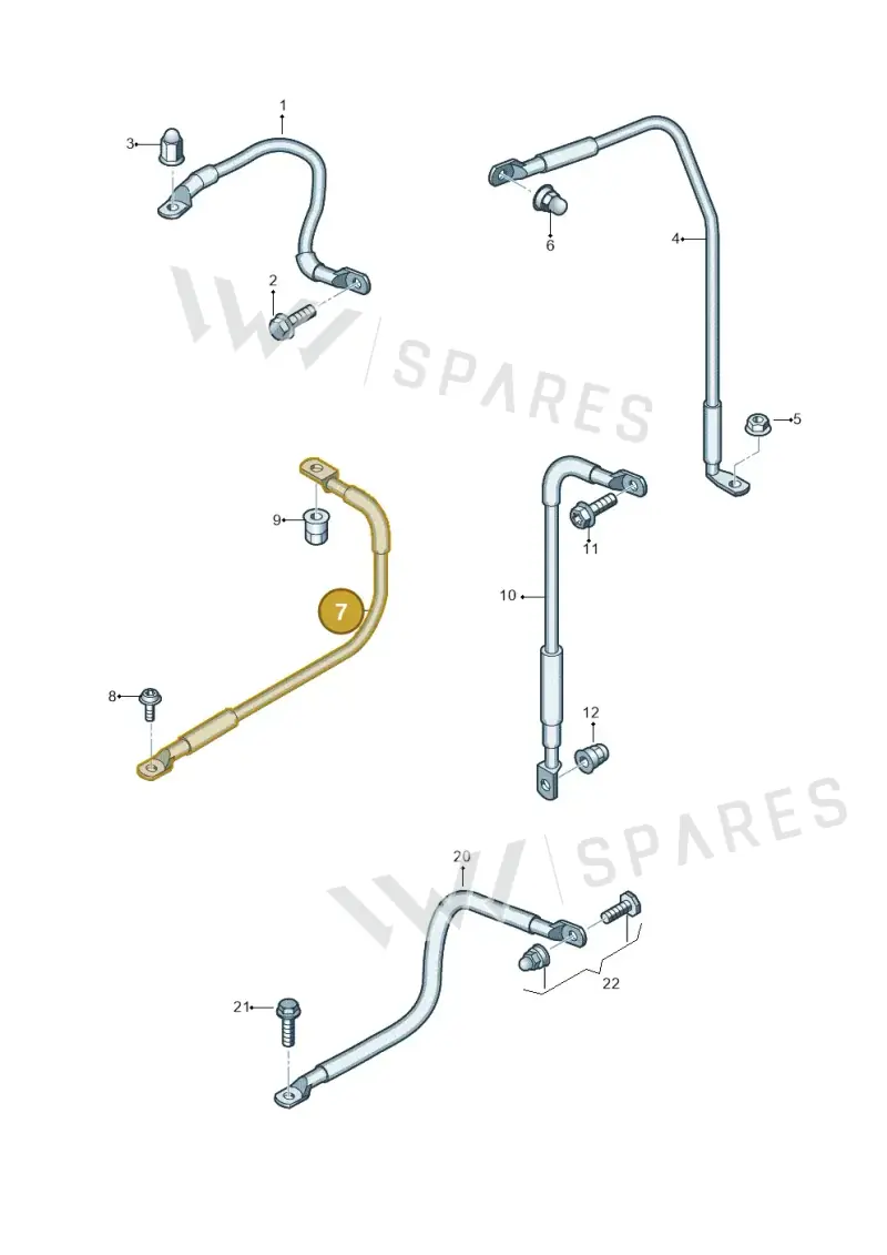 4M0971537N — Audi Q8 Quattro 3,0 (2018-) diagram 859972090, position 7