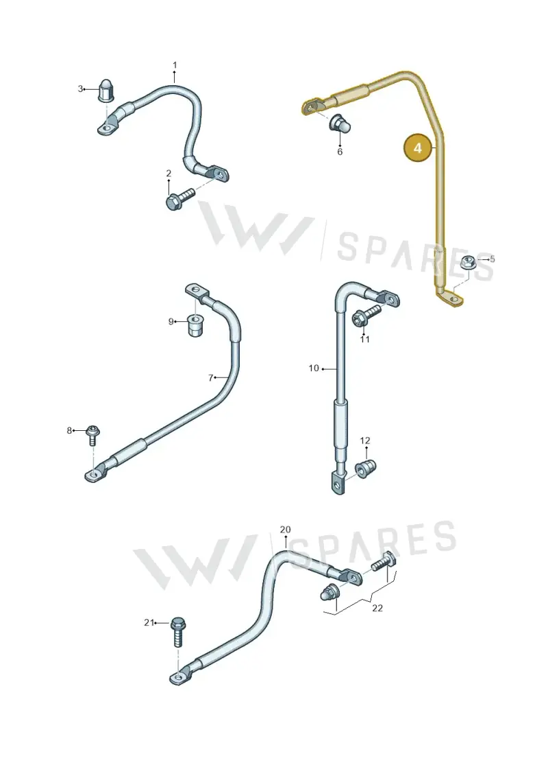 4M0971537P — Audi Q8 Quattro 3,0 (2018-) diagram 859972090, position 4