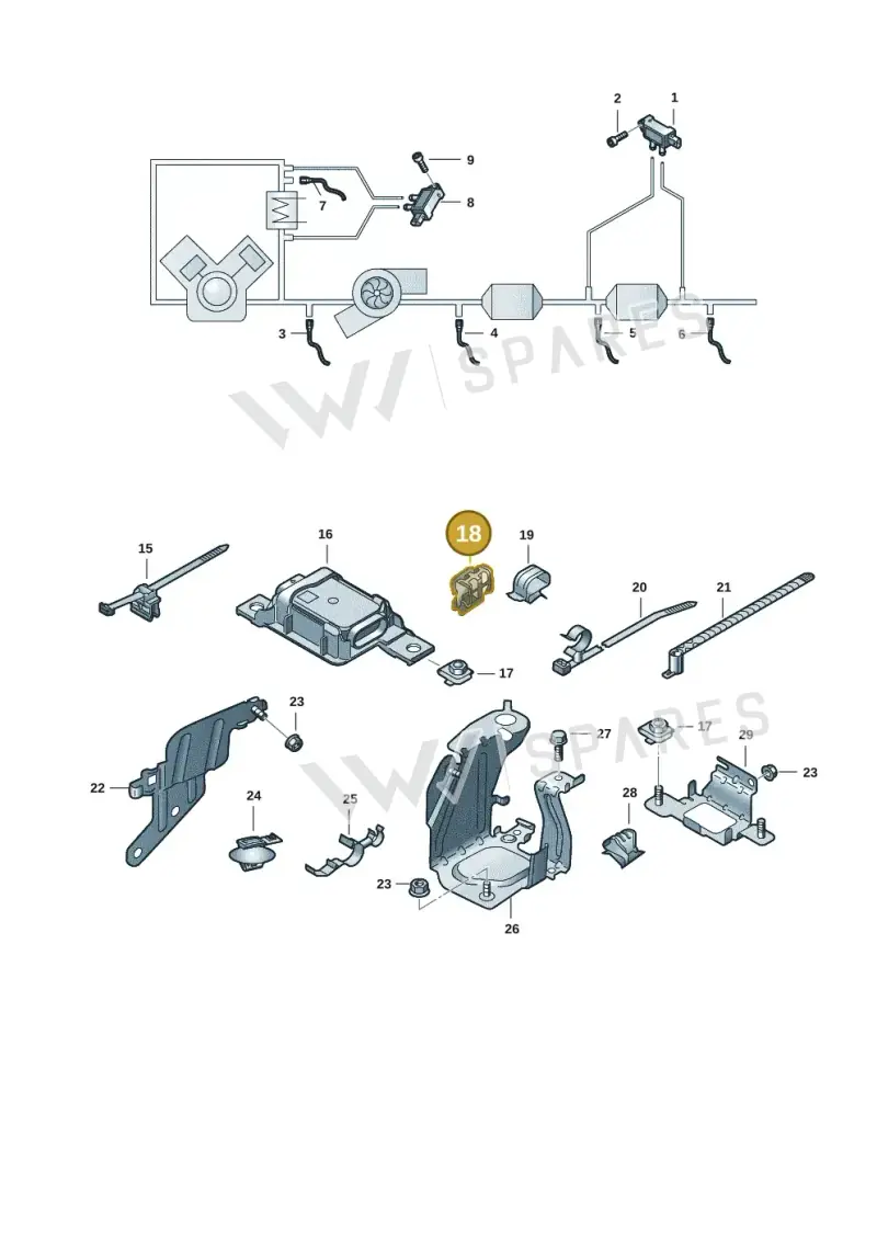 4M0971741 — Audi Q8 (2018-2025) diagram 429906009, position 18