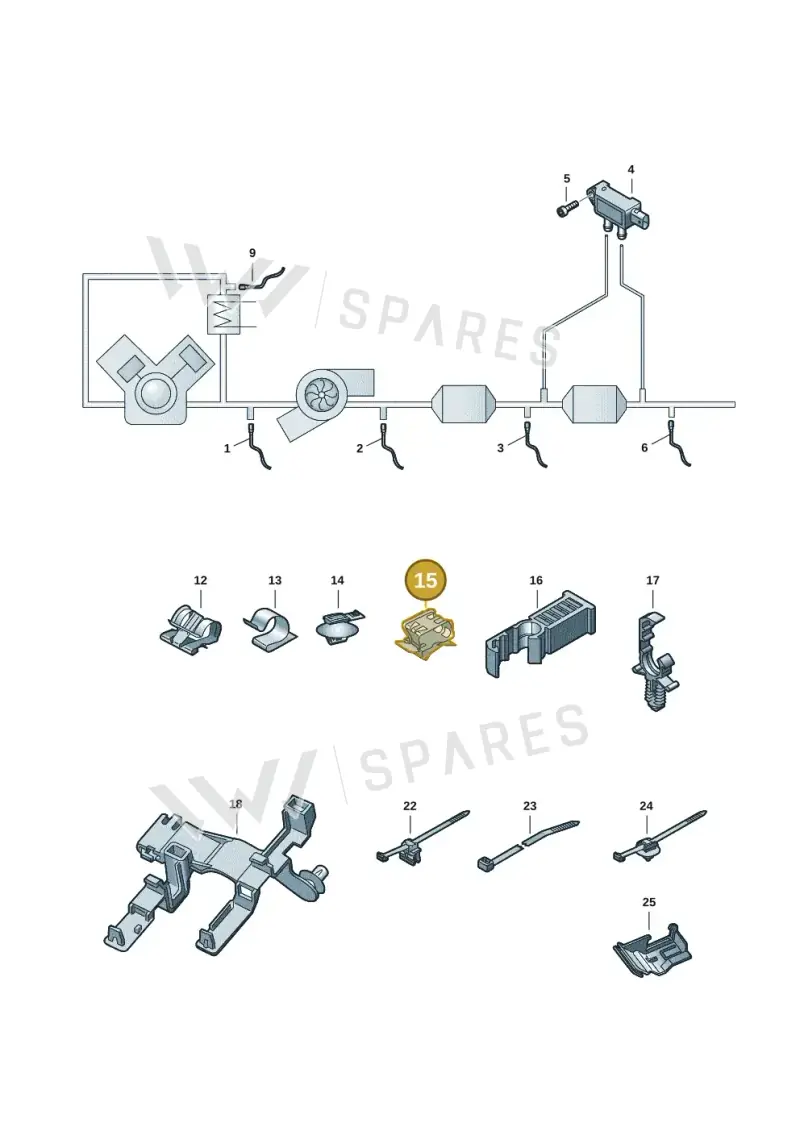 4M0971741 — Audi A7 Sportback (2018-2025) diagram 435906002, position 15