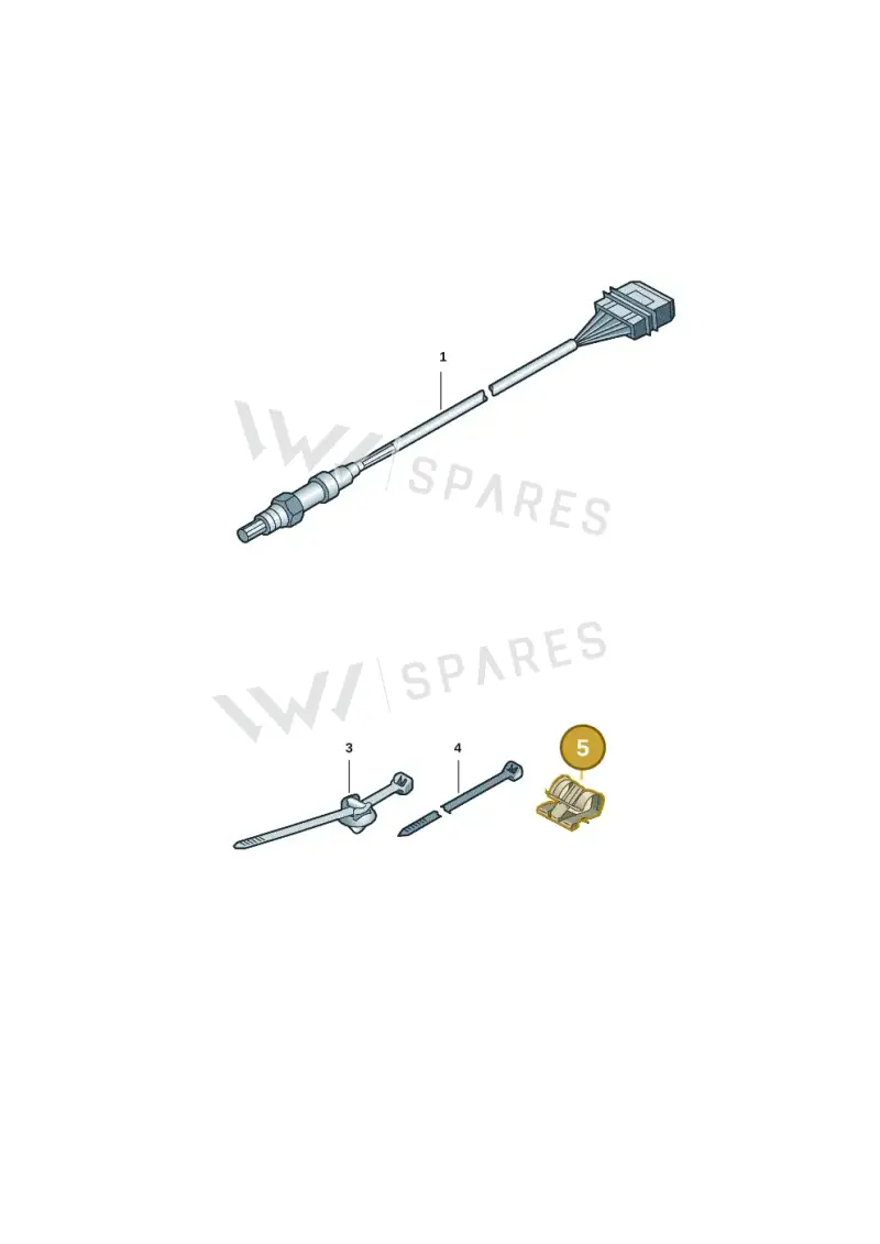 4M0971741 — Audi A5 Limousine (2024-2025) diagram 8wk906022, position 5