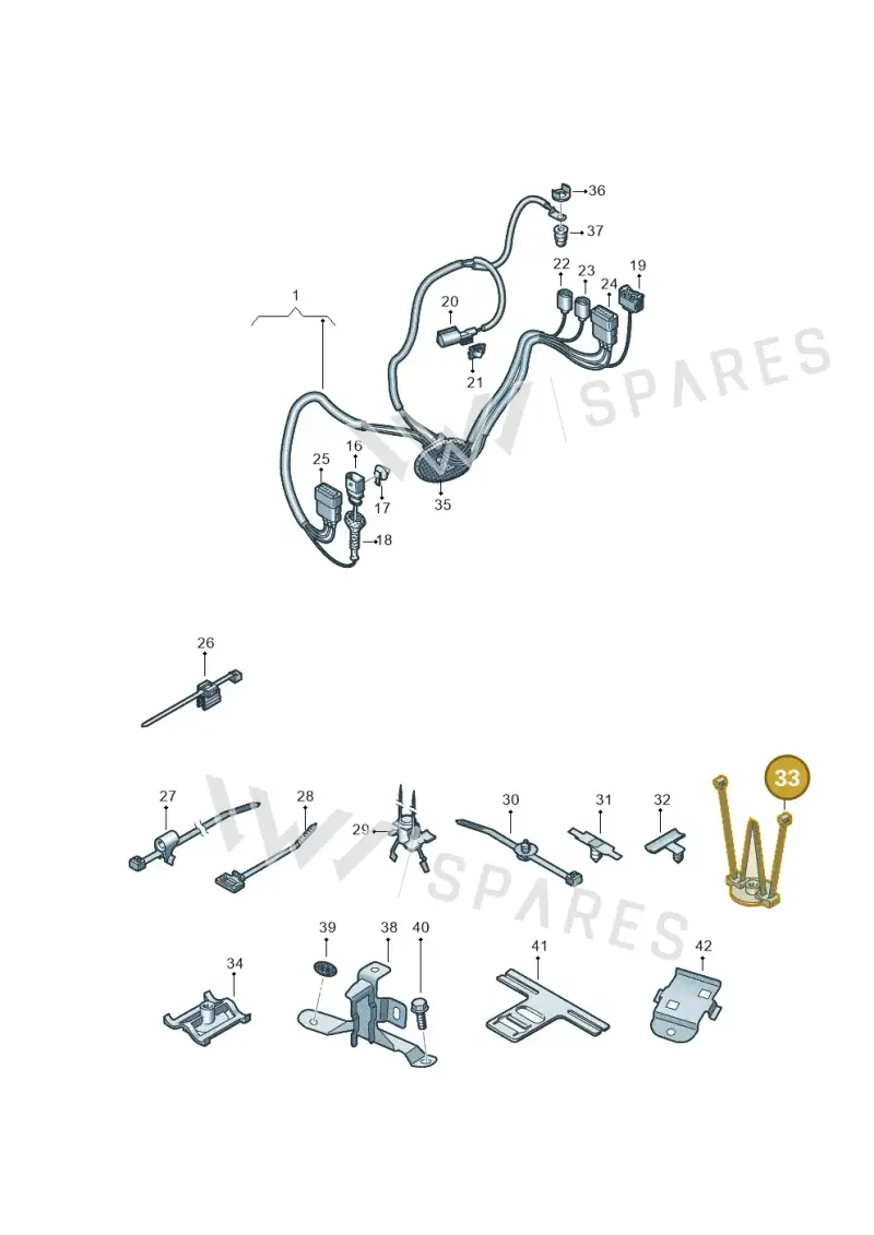 4M0971818 — Audi RS Q8 (2019-2025) diagram 595972040, position 33