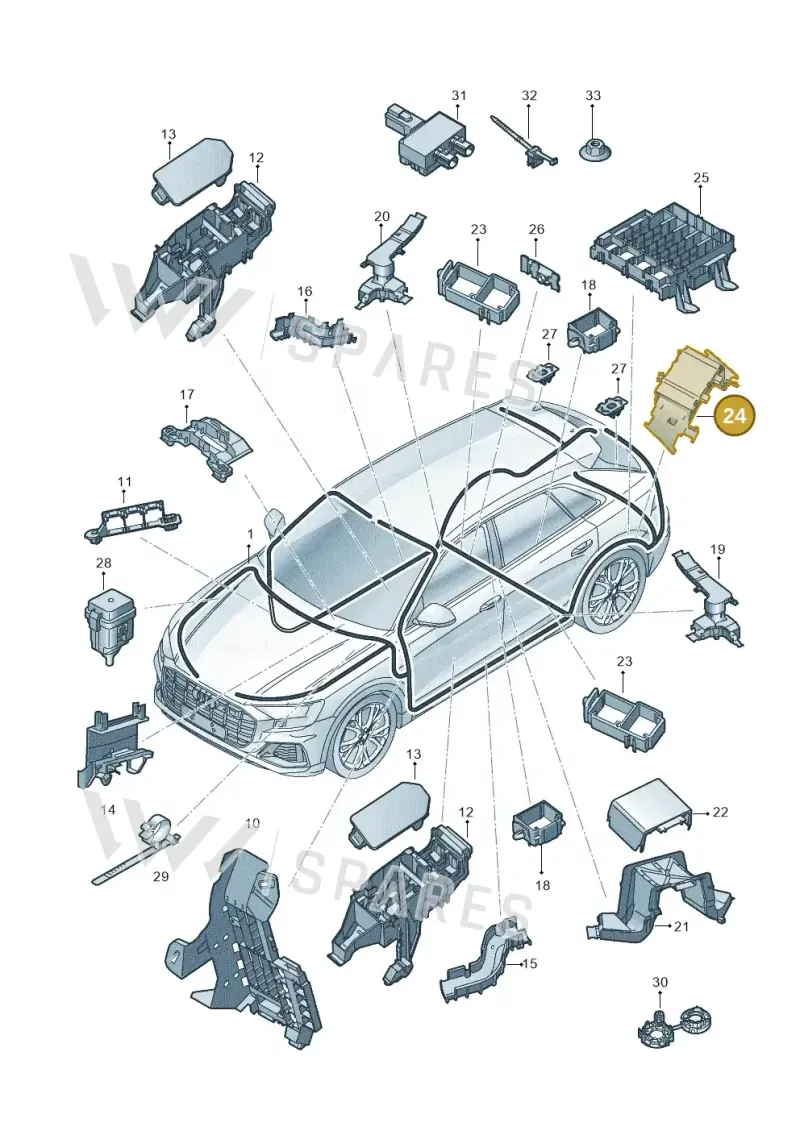 4M0971821L — Audi RS Q8 (2019-2025) diagram 429971800, position 24