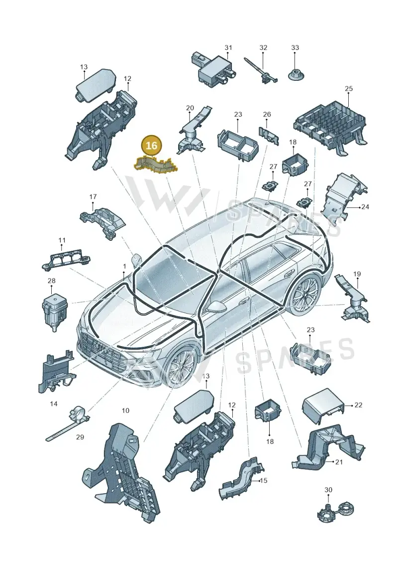 4M0971822M — Audi RS Q8 (2019-2025) diagram 429971800, position 16